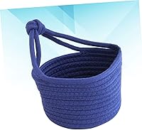 Vista 3 de Yardwe Cesta de almacenamiento decorativa, macetas decorativas, mini macetas para plantas, organizador de juguetes, cesta de pared colgante, cesta