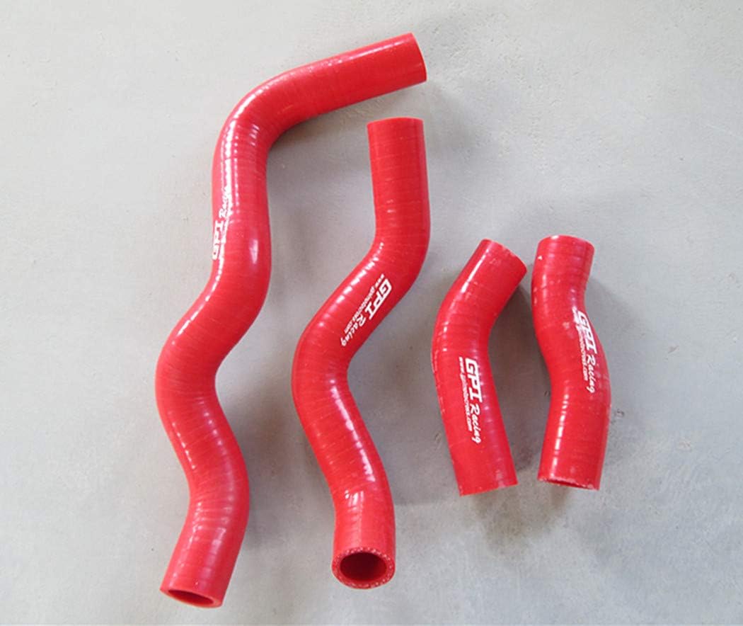 silicone radiator hose for Kawasaki KLX250 KLX 250 1993-2010 1994 1995 1996 (Red)