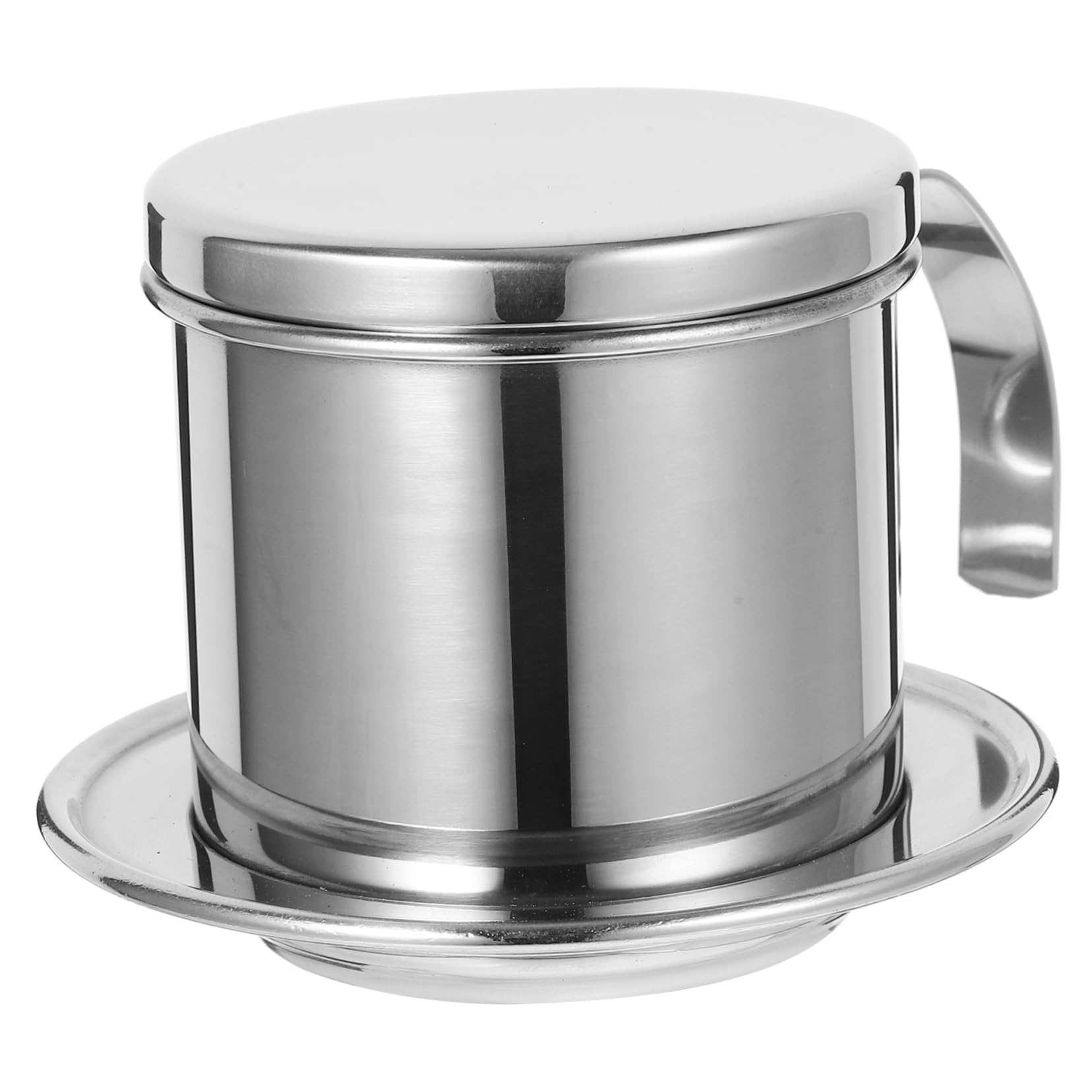 BEBEMOKO Stainless Steel Drip Coffee Filter Versatile Dripper for Home Office and Coffee Bars Elegant Minimalist Design for Single Cup Brewing