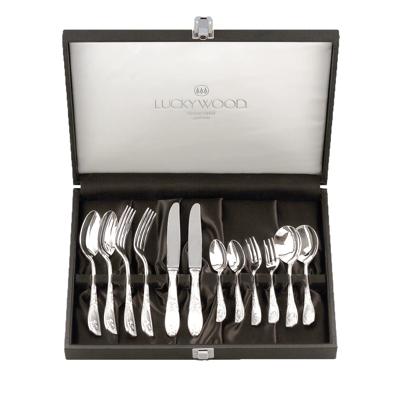 Amazon.com: Lucky Wood Cutlery Set, Made in Japan, Paris Western