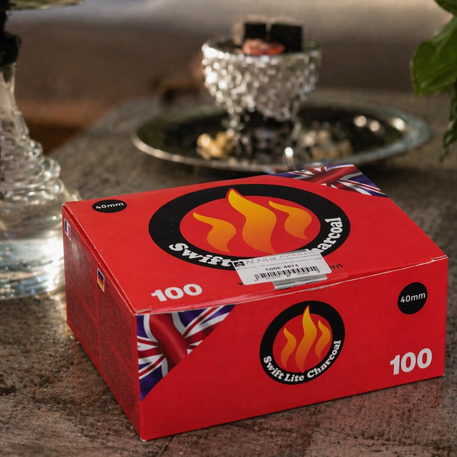 40mm Quick Lighting Charcoal 100 tablets (10 rolls)