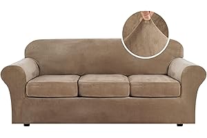 H.VERSAILTEX Velvet Plush 4 Piece Sofa Slipcover: The Ultimate Furniture Protector