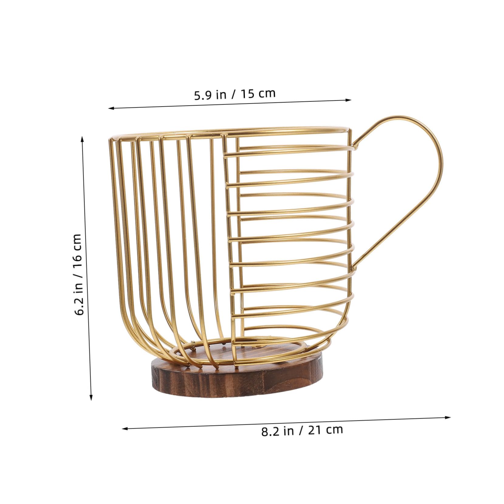 MAGICLULU 2 Uds Soporte Para Cápsulas De Organizador De Cápsulas De Expreso Taza De Almacenamiento De Alambre Recipiente Para Cápsulas De Organizador De Tazas Para