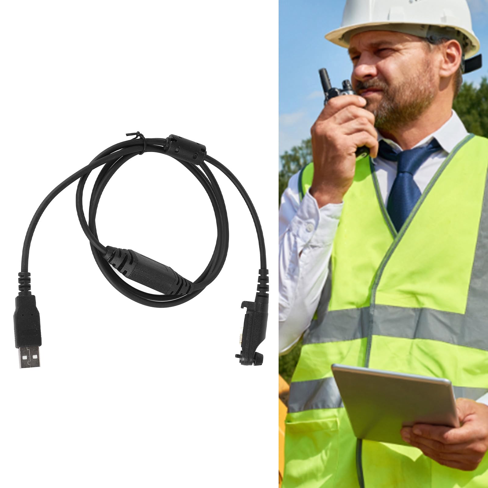 Cavo di Scrittura Frequenza Walkie Talkie, Cavo di Programmazione USB PC45, Linea Frequenza di Scrittura USB Interphone, Cavo Dati Plug and Play, per Hytera
