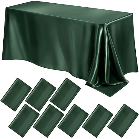 Lounsweer Satin Tablecloth for Rectangle Tables
