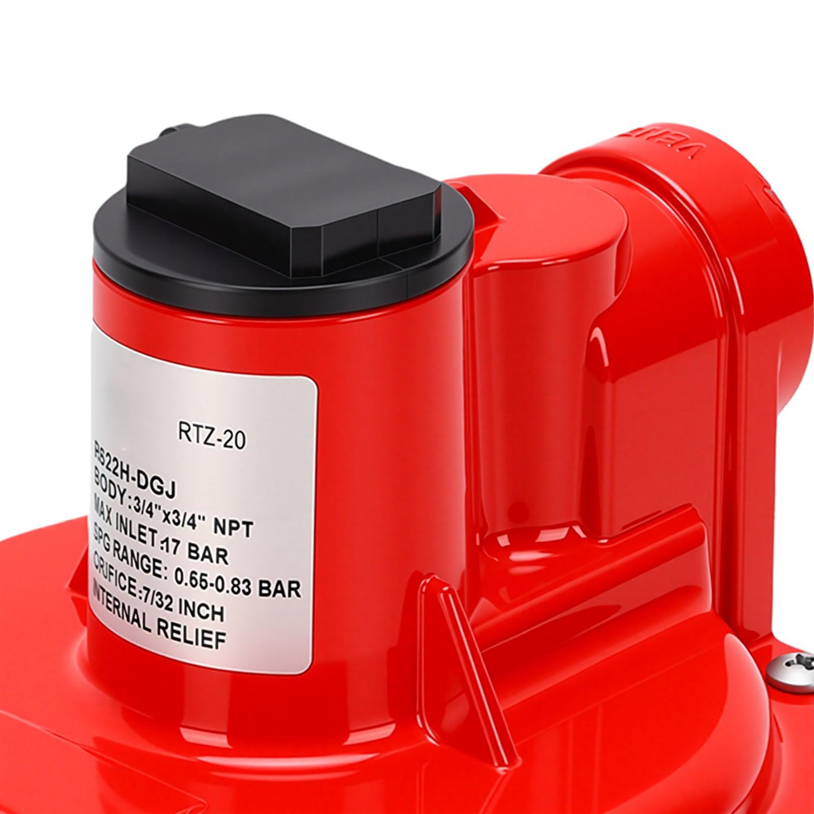 PUSOKEI Regulowany Regulator Gazu 8-12 PSI |R622H-DGJ Reduktor Pierwszego Stopnia Gazu Ziemnego 3/4 NPT do Komercyjnych Systemów Mieszkaniowych