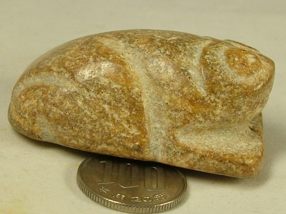 紅山文化 玉器 36×33×11mm 中国 玉製の器物 古代中国 新