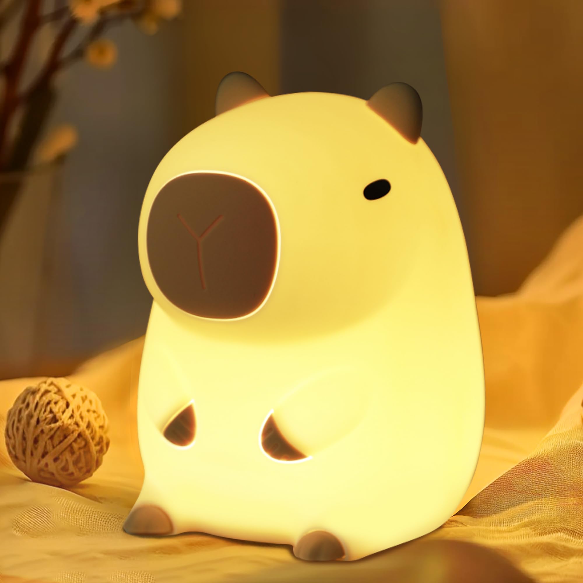 CoolGift Mart Silicone Night Light (Style Capybara)