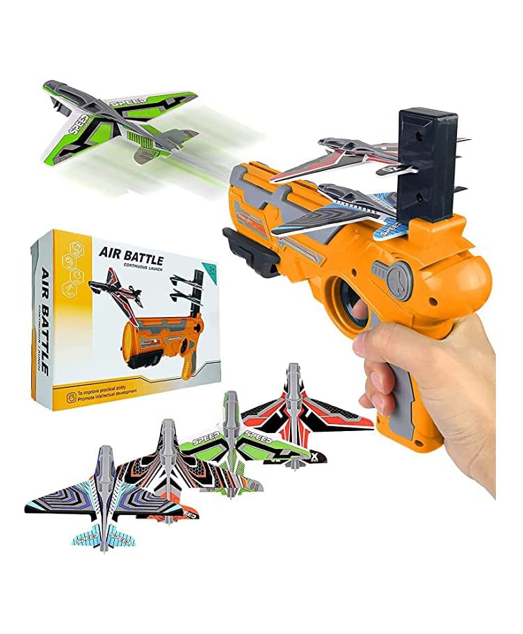 Webby Pistol Shooting Game Catapult Air Plane Toy Gun With 4 Foam Glider Planes, Multicolour (B0BVRL8LTZ) Amazon Price History, Amazon Price Tracker