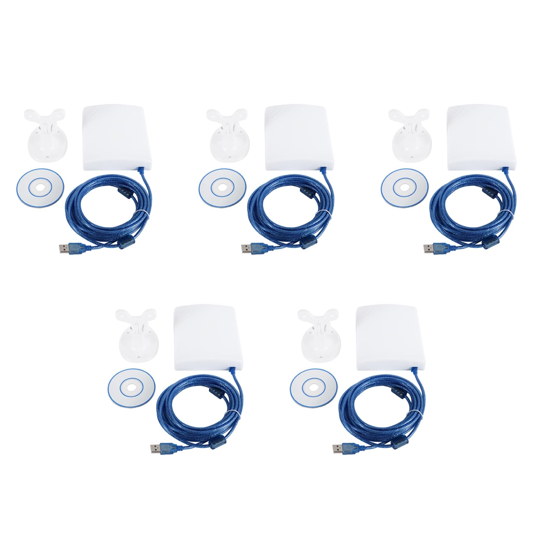 3X 150Mbps Antena de Alta Ganancia 14DBi Cable de 5M Adaptador USB Inalámbrico Receptor WiFi de Alta Potencia Impermeable de Alcance Al Aire Libre