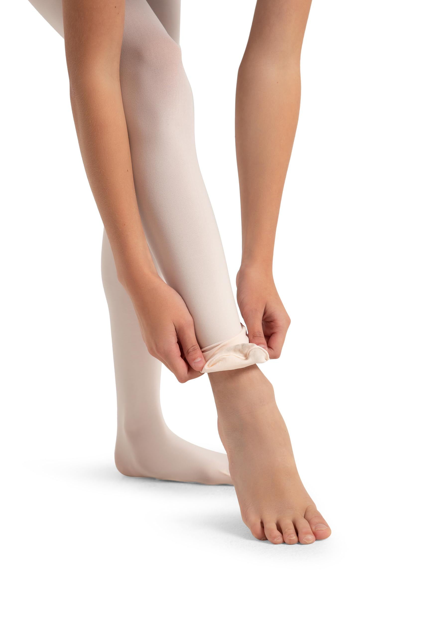 Capezio Ultra Soft Transition Tight-Little Girls Medias, 30 den, Rosa Claro, 2-6 para Niñas
