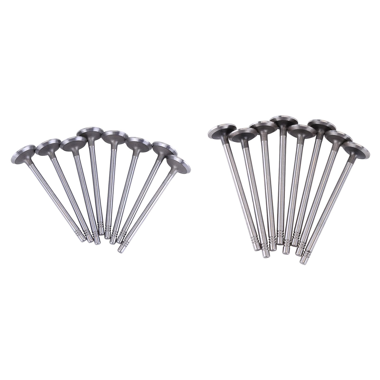 Set di 8 valvole di aspirazione e scarico per Nissan Juke Pulsar Qashqai II 1.2 DIG-T 1320100Q0M 1320200Q0N