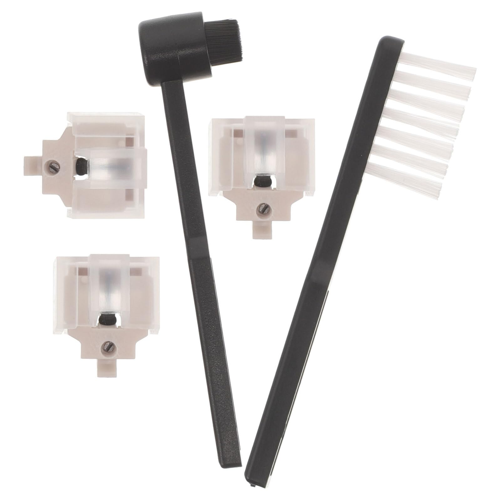YARNOW Set Puntine di Ricambio per Giradischi T-lp60 con Stilo ad Alta Fedeltà, Spazzola la Pulizia dello Stilo per Dischi in Vinile, Accessori per Giradischi per Appassionati