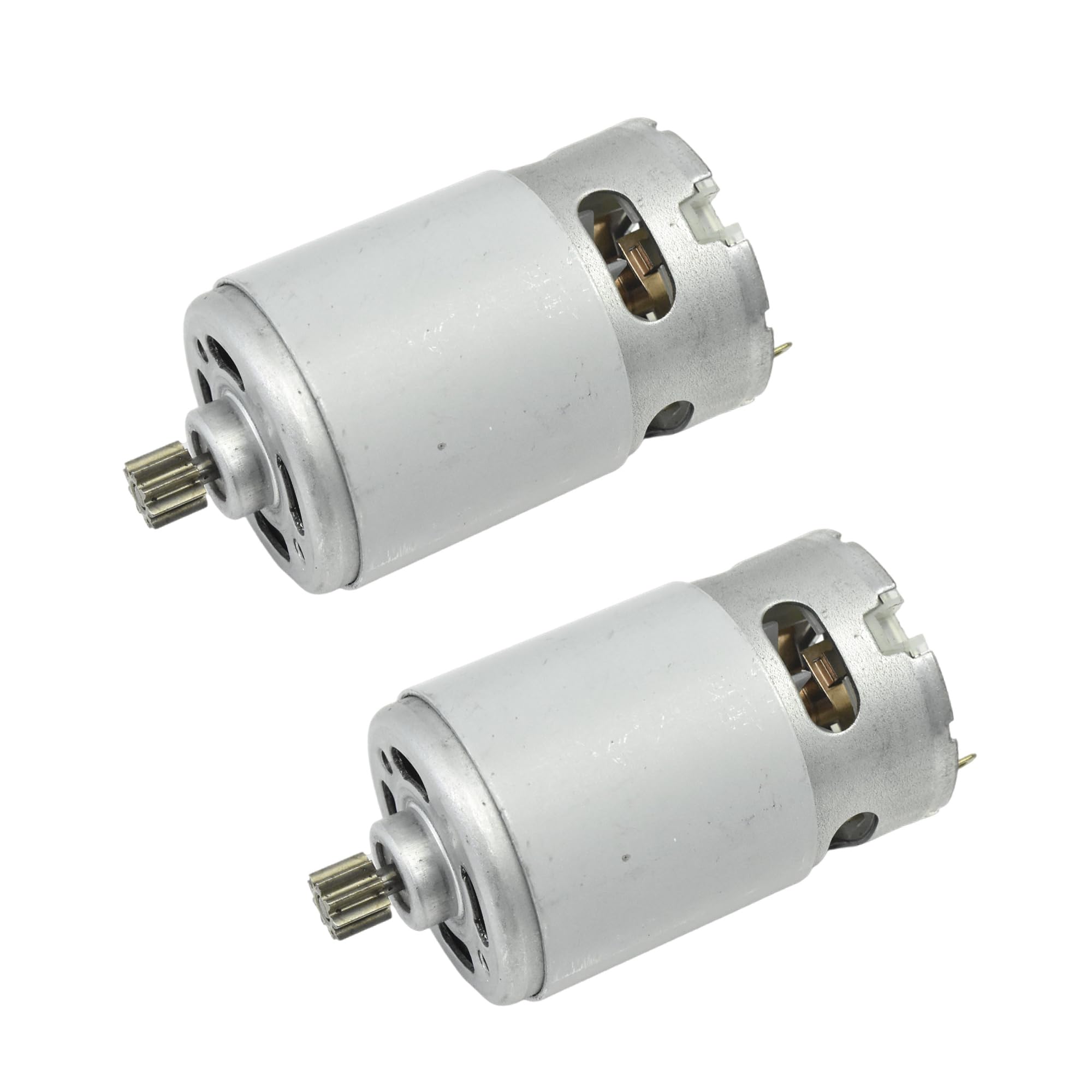 CHANCS DC 18V Motore Elettrico 9 Denti RS-550 Alta Micro Motore Elettrico per Vari Trapano A Mano Elettrico Cordless 2PCS