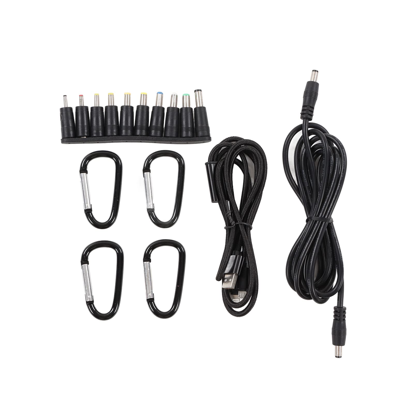 KUIDAMOS Kit de Panel Solar de Alta Eficiencia de 60 W, Portátil, Plegable, para Viajes de Camping Al Aire Libre, Silicio Monocristalino