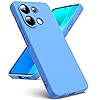 Oududianzi - Cover Compatibile con Xiaomi Redmi Note 13 4G (Not 5G) [Cover in Silicone Liquido] [Interno in Microfibra] Gomma Gel di Silicone Liquida Antiurto Custodia Cover Redmi Note 13 4G - SkyBlue