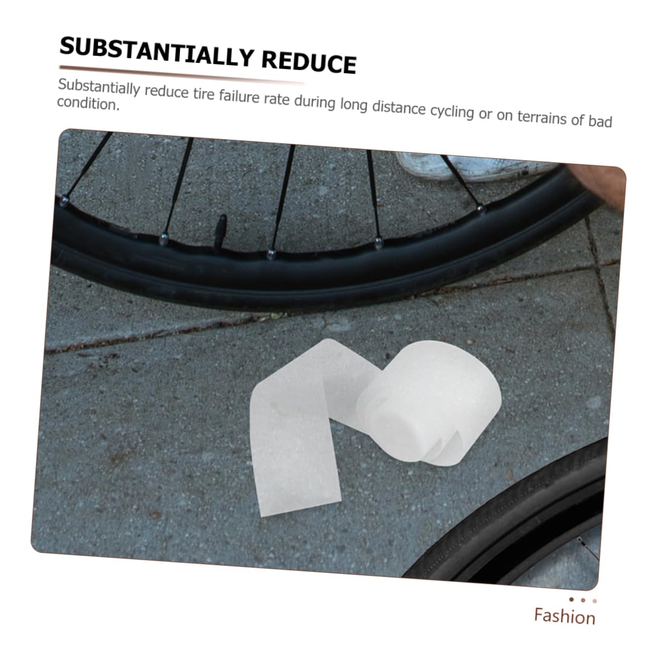 KOMBIUDA 2rolls Bike Rim Tape Puncture Strips for Easy Installation Rim Liner Lightweight Wear-Resistant