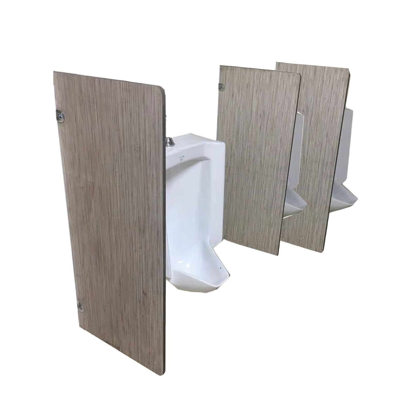 3pcs Urinal Public Toilet Partition,Urinal Privacy Screen,Urinal Baffle Screen with Stainless Steel Fittings,Suitable for Public Places/Hotels/Shop(3pcs)
