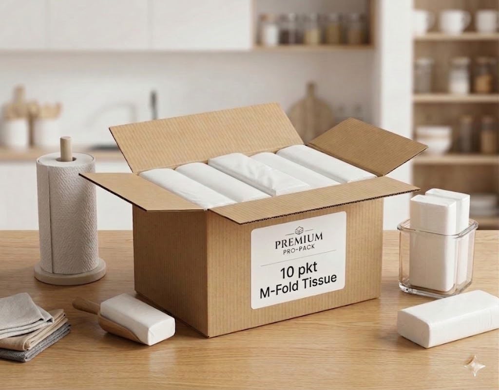 Dhwani Enterprise M Fold Tissue Paper - 1300 Piece 10 Packets-image-9