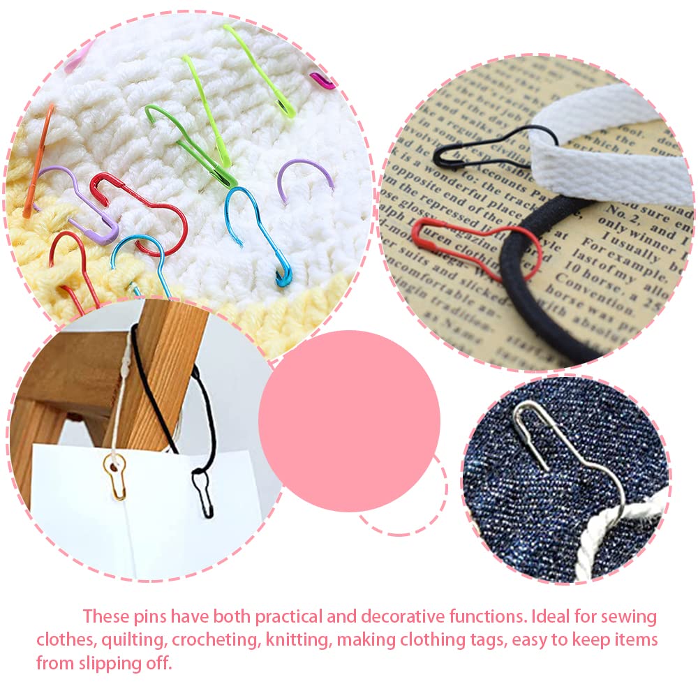 1000 Spille Da Balia In Metallo - Piccole, A Forma Di Pera, Per Cucito E Lavori Artigianali - Foto 6