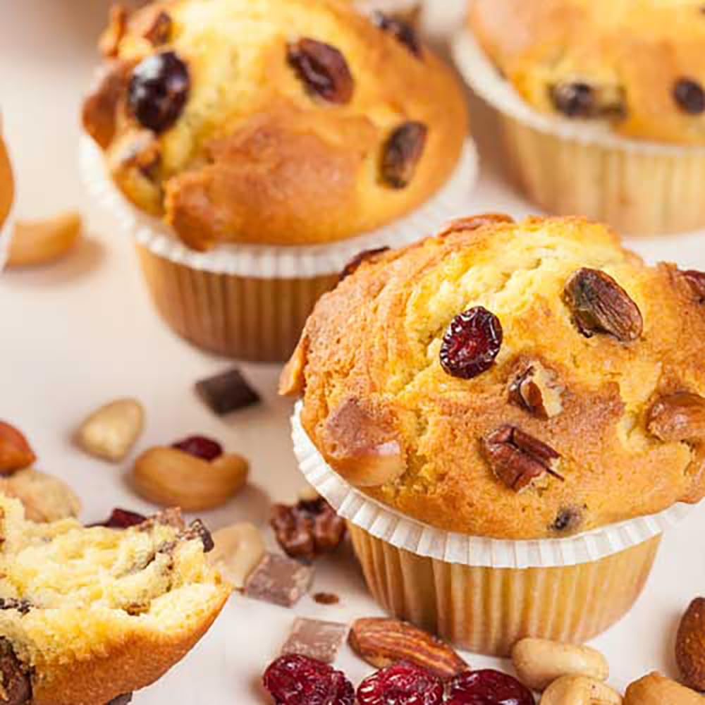 FunCakes Preparado para Muffins, Hornea Fácilmente Deliciosos Muffins, Perfectos Muffins al Estilo Americano, Adecuados para Crear Muffins de Arándanos o Muffins de Chocolates, Halal. 1 Kg. 1000 g