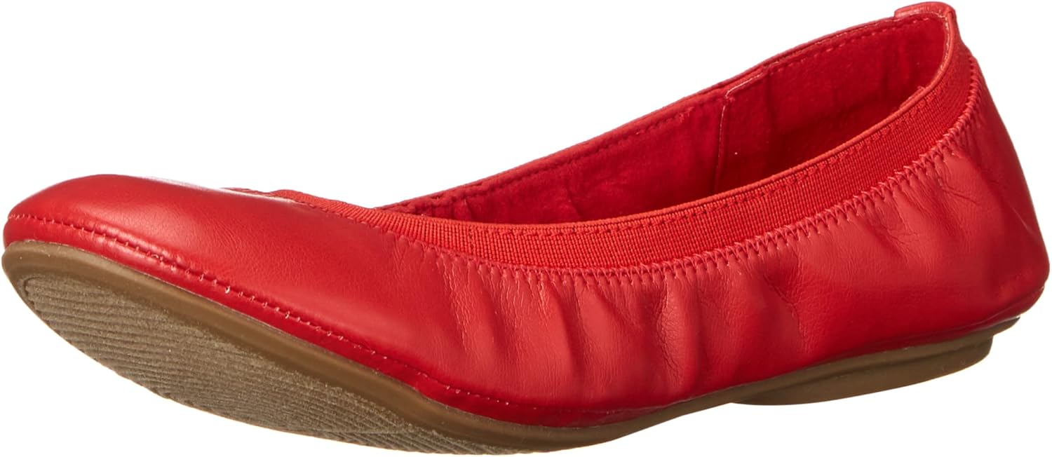 Bandolino Women's Edition Ballet Flat, Red, 10