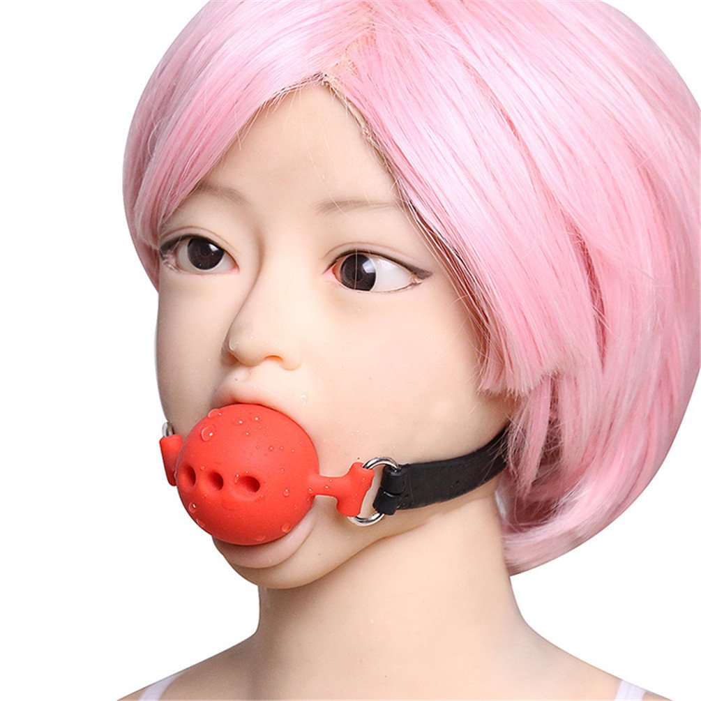 Hanyi Atmungsaktiv Silikon Ball Mund SM Mundknebel Einstellbar Fetisch BDSM  Knebel Ball Gag Sexspielzeug ( 4.5 cm) (Rot) : Amazon.de: Drogerie &  Krperpflege
