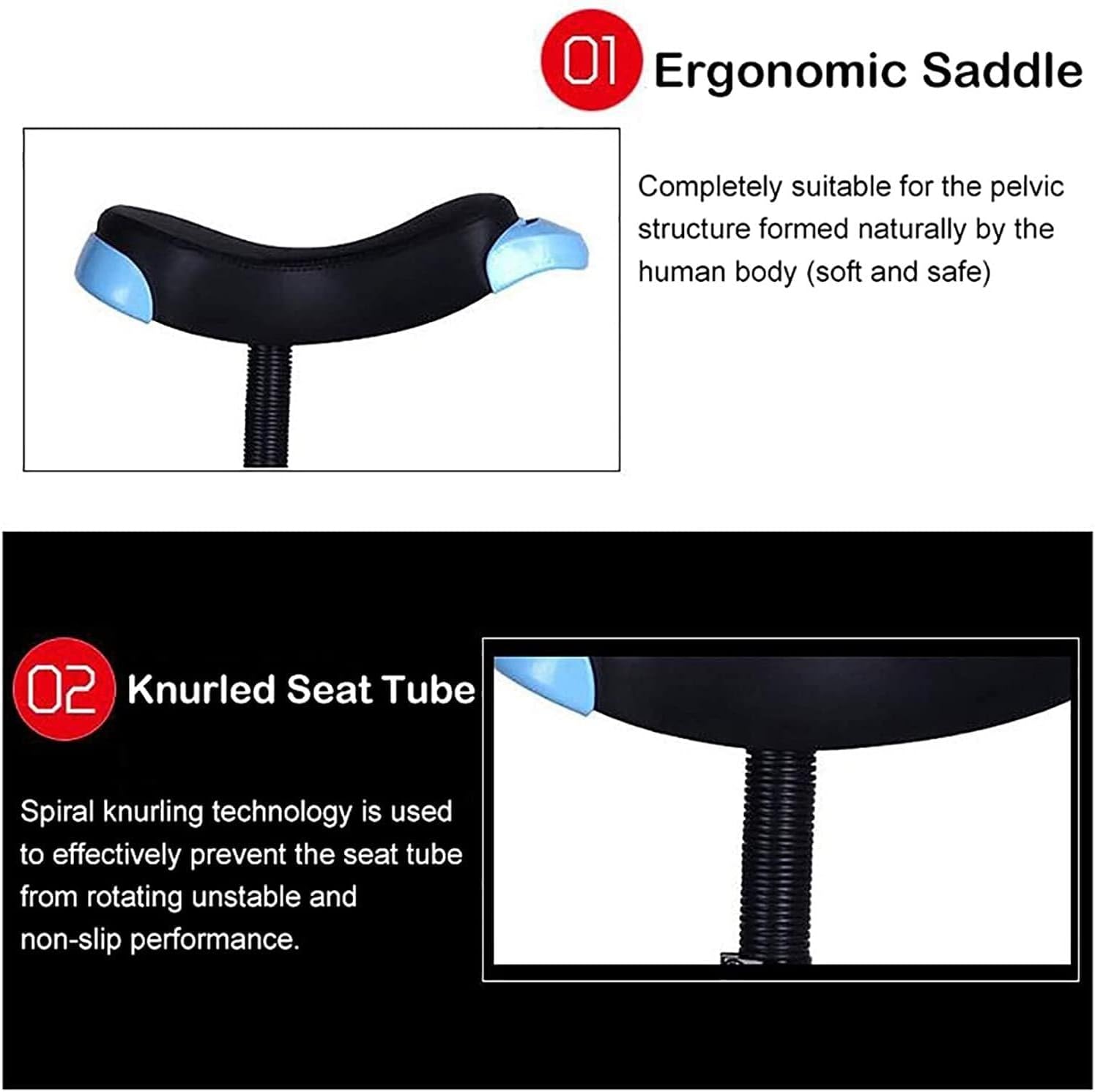 18-Inch Unicycle with Skidproof Mountain Tire, Adjustable Height, Manganese Steel Frame for Weight Loss, Fitness & Travel