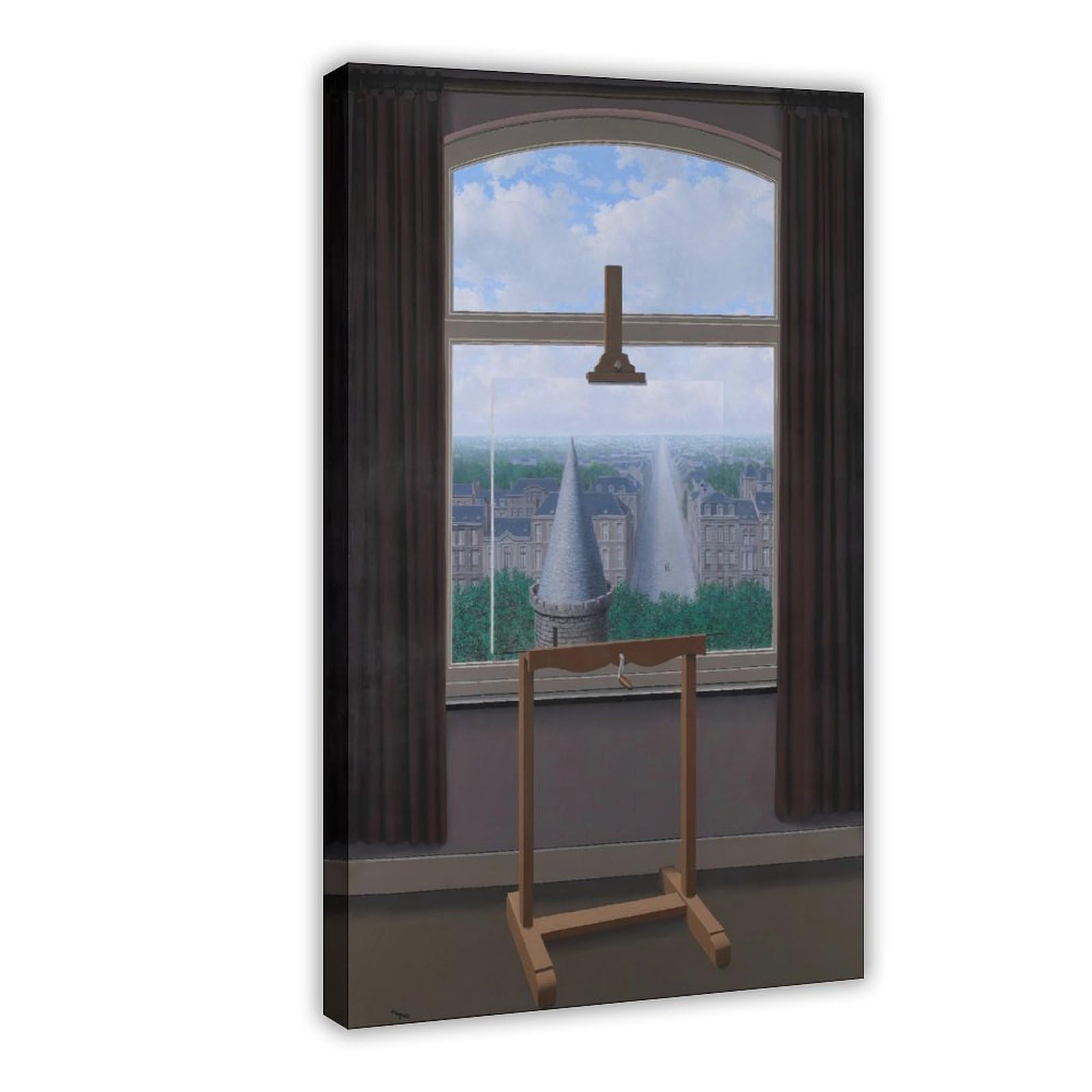 WCYB Plakat Vintage Promenades of Euclid Nerka Magritte Realizm Kubizm Renesans Surrealizm Nadruki Plakat Płótno Deco Malarstwo ścienne do biura
