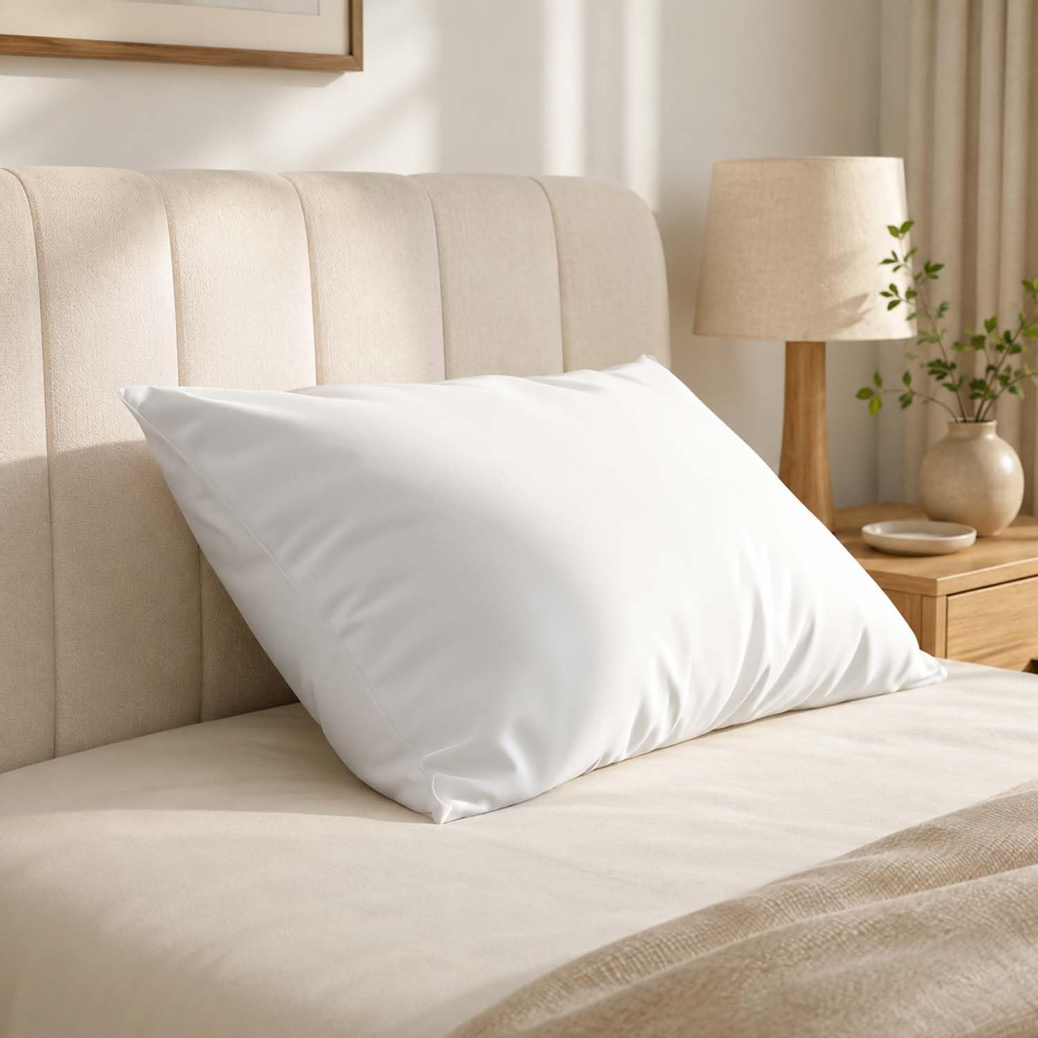 MAXNAP Fresh Resto Hollow Fiber Sleeping Pillow | Soft & Fluffy Support | White | 24 x 16 Inch | Pack of 1-picture-23