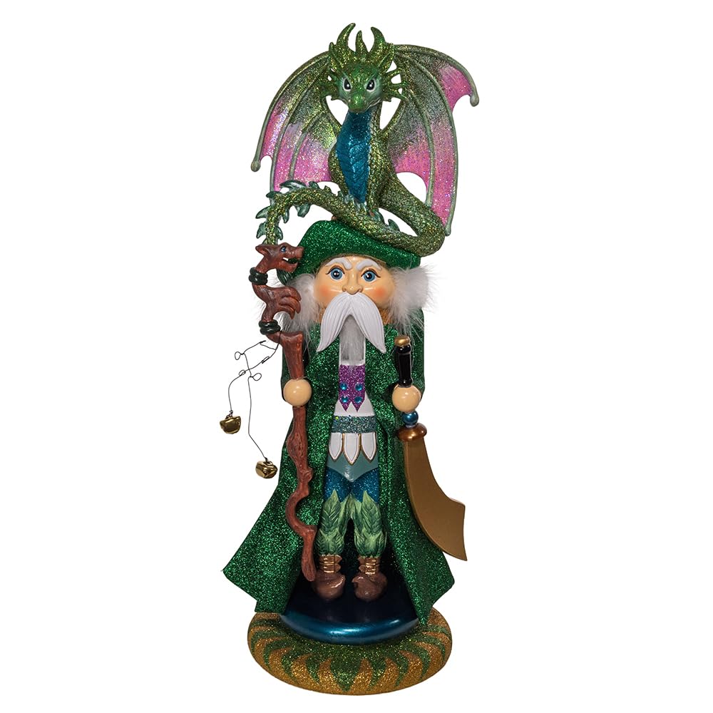 Kurt Adler 18-inch Hollywood Nutcrackers™ Wizard with Dragon Nutcracker