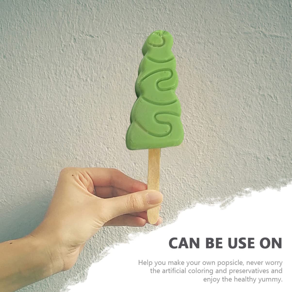 1 pz Cakesicle Cube Shaped Favor Ufficio Coperchio Albero Silicone Pop Fai da te Water Party - Stampi fatti in casa: Stampi Pratico Cottura Griglia riutilizzabile Usa forma con fare succo di Natale