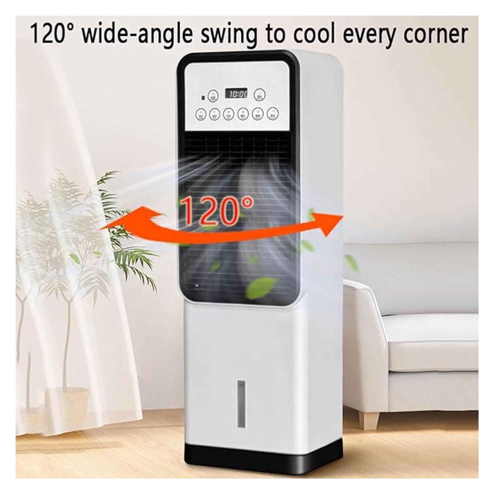 12000 BTU Tragbare Wechselstromheizung, Fernbedienung Verdunderungskühler mit Eco R290 Kältemittel, leise 58dB Dual-Mode-Klimaregelung für Raum Büro RV