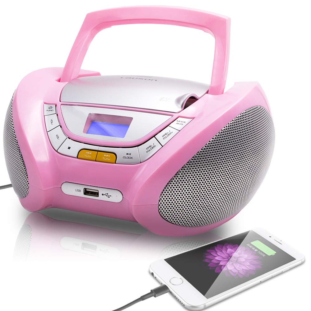 Lauson CP748 CD Player Portable Stereo Boombox CD Player with Radio