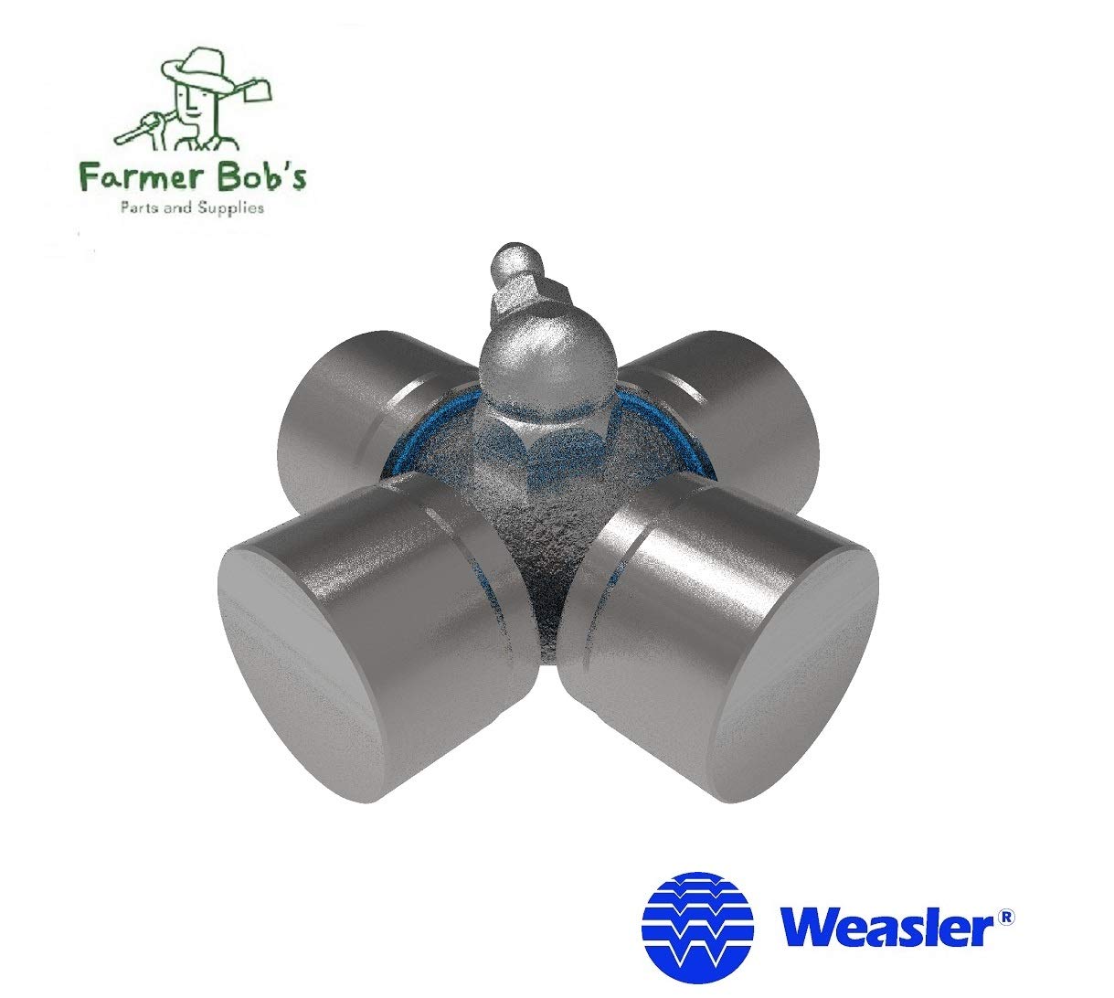 Weasler Cross & Bearing Kit 36 MM Cap x 89 MM OAL w/External Snap Rings Farmer Bob's Parts 200-7989