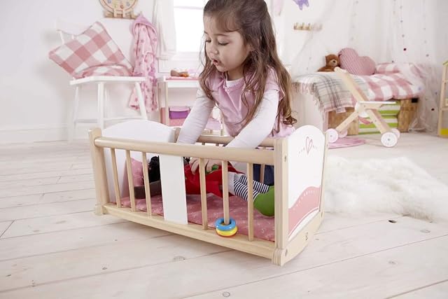 Hape Cuna para Muñeca - Accesorios para Juegos de rol