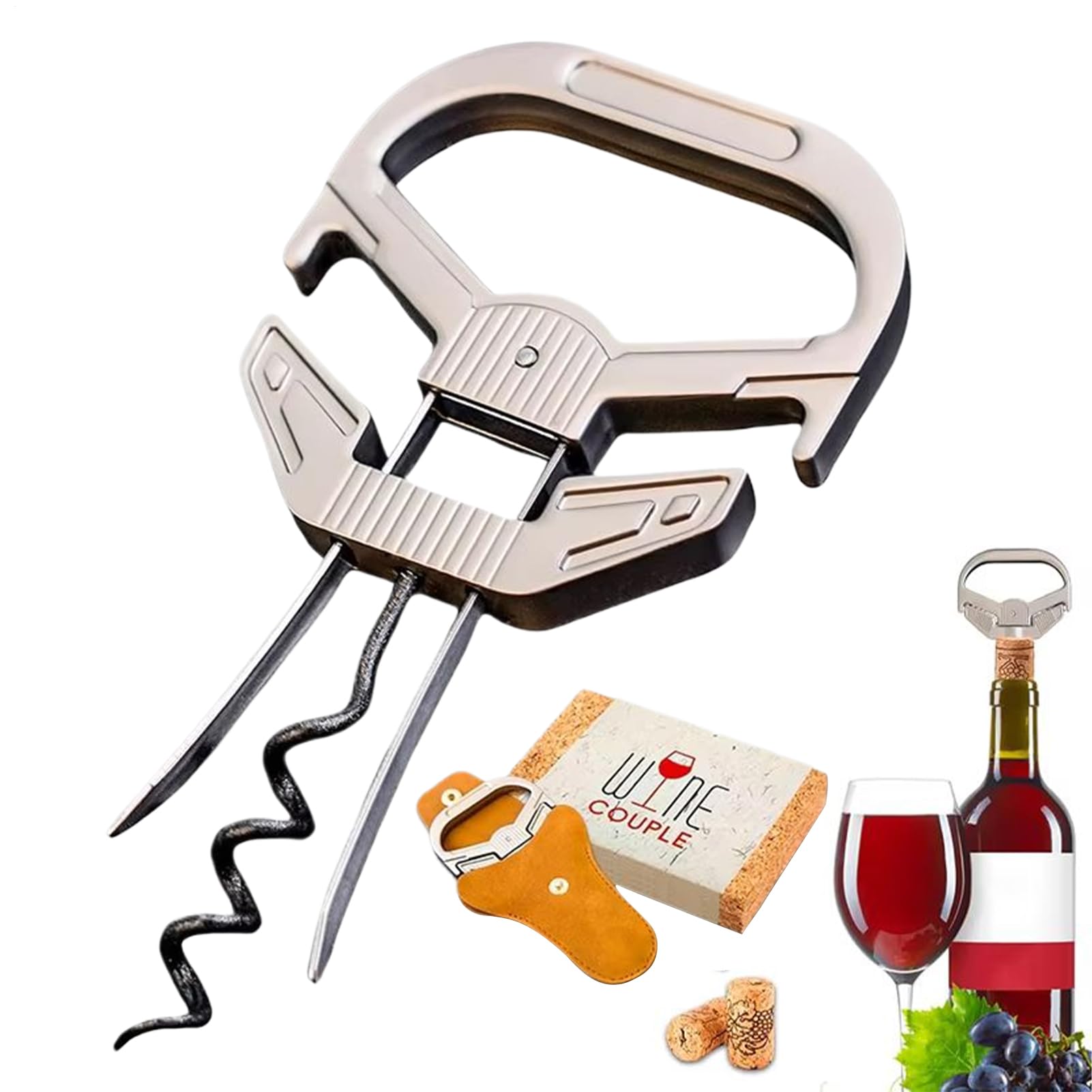 Extracteur de bouchon de prestige pour collectionneurs de bouteilles de vin