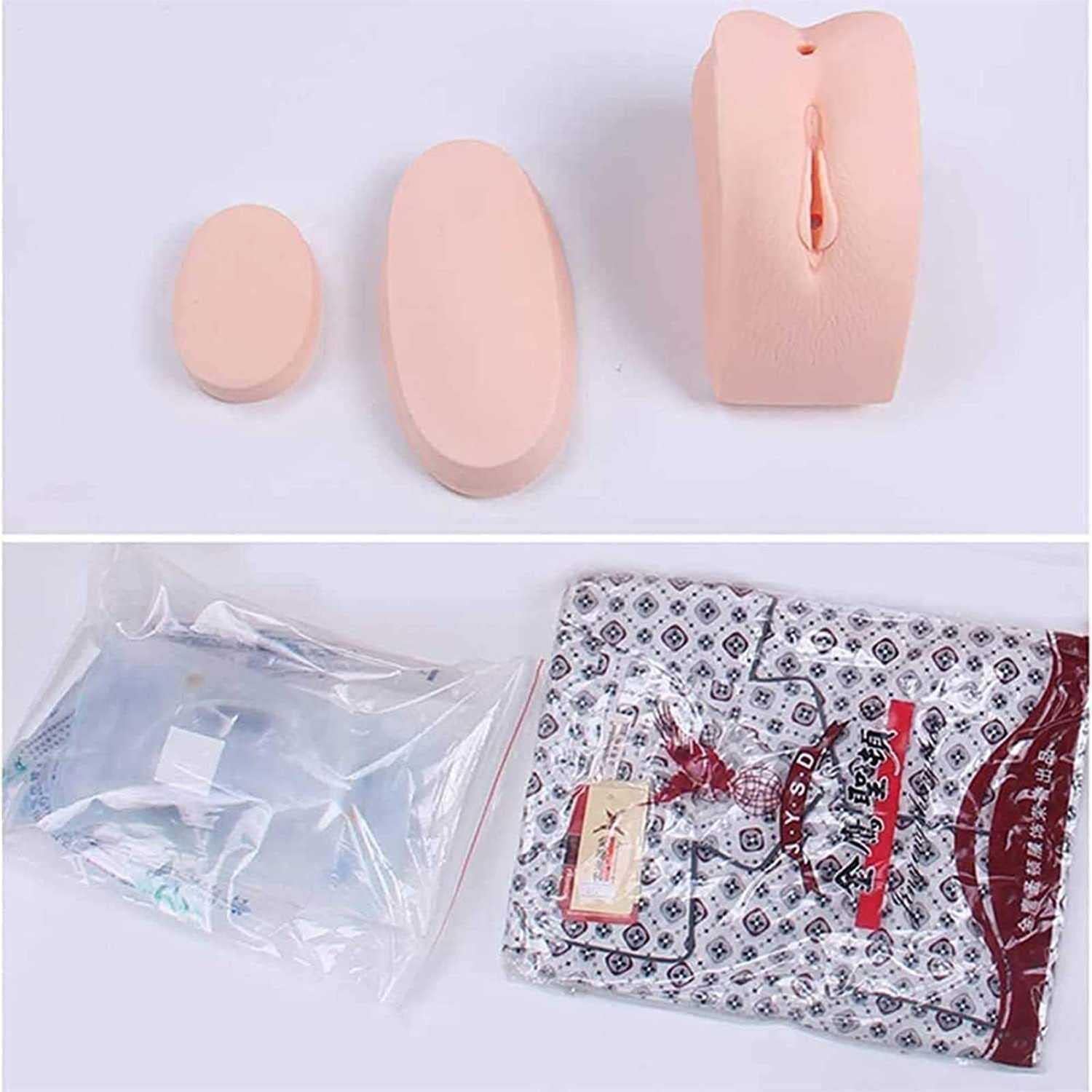 5.57ft Life Size Patient Care Simulator Male and Female Nursing Training Manikin with Arm Blood Pressure Measurement, Medical Training Teaching Manikin