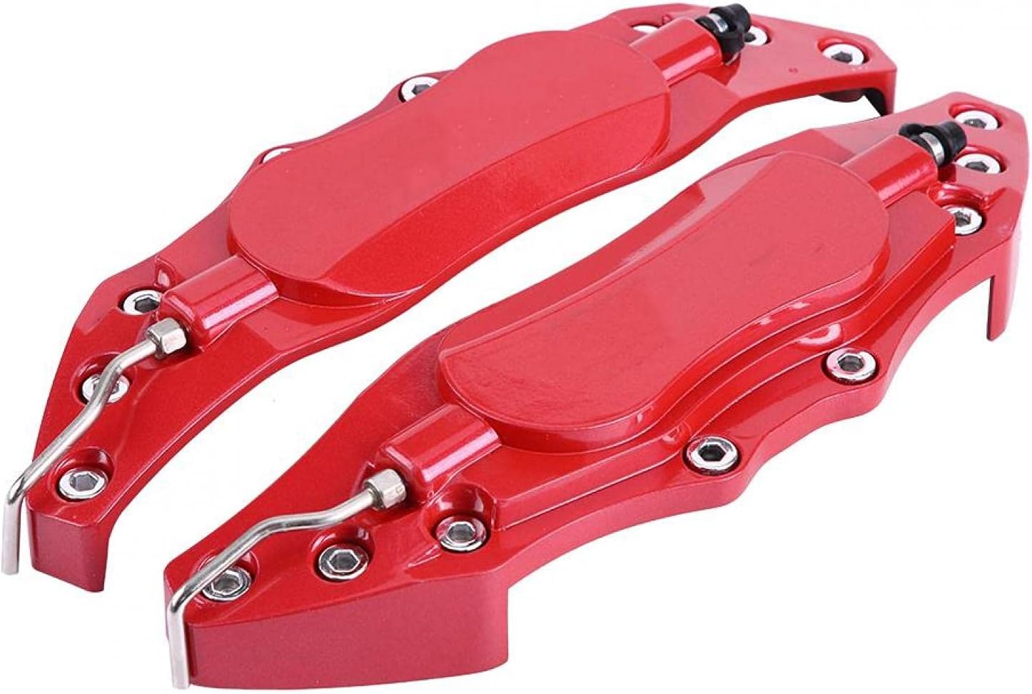 Brake Caliper Cover - Red Brake Covers Caliperautomotive Performance Brake Calipers Cover 2Pcs Car Aluminum Brake Caliper Protector Cover For Wheel Hub 16In-17In Medium(Red)