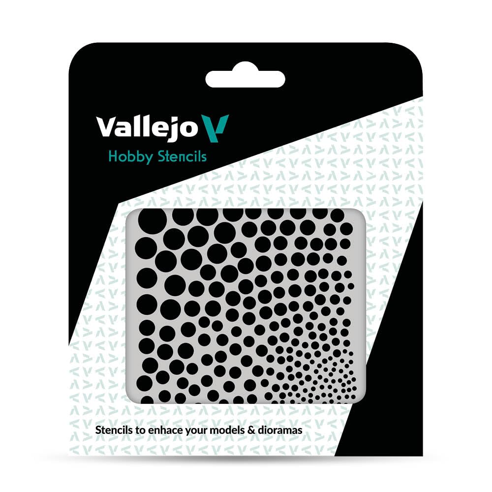 AV Vallejo Stencils - Circle Textures