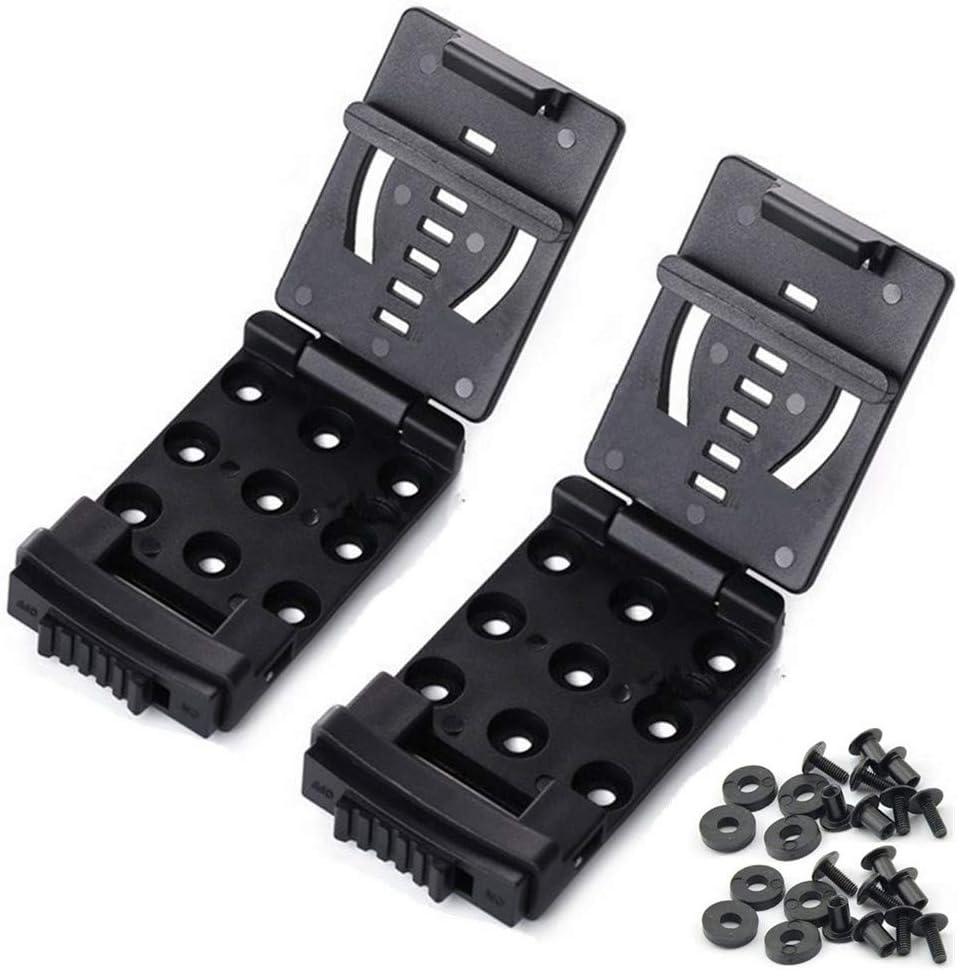 HECOPRO Tactical Belt Clip Universal Utility EDC Belt Clip Large with Hardware-2Pack
