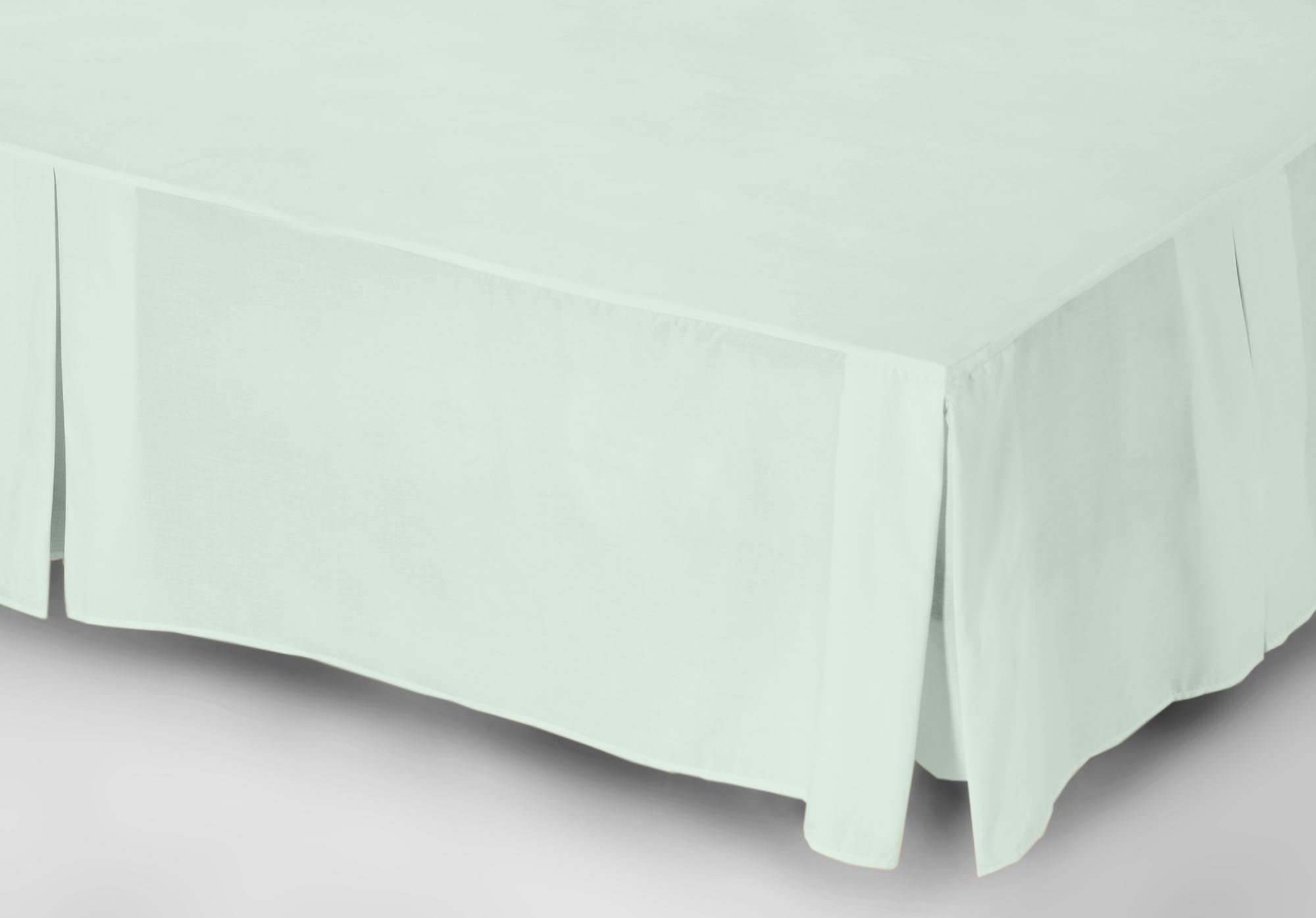 Belledorm Green Platform Valance Sheet, 200 Thread Count Percale (King Size, Breeze) Covers your Divan Bed Base