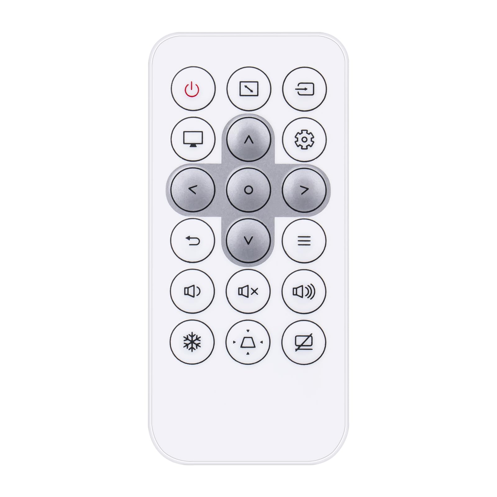 VINABTY HR21G-YHGD03 Ersatz Fernbedienung Passend für Optoma Projector ZW350S ZK450 ZK430ST ZH520 ZH462 ZH350ST UHZ66 HZ35ST EL420H LSF8212 SPF8239 SPF8253 UHZ35ST GT2000HDR GT2100HDR GT3500HDR