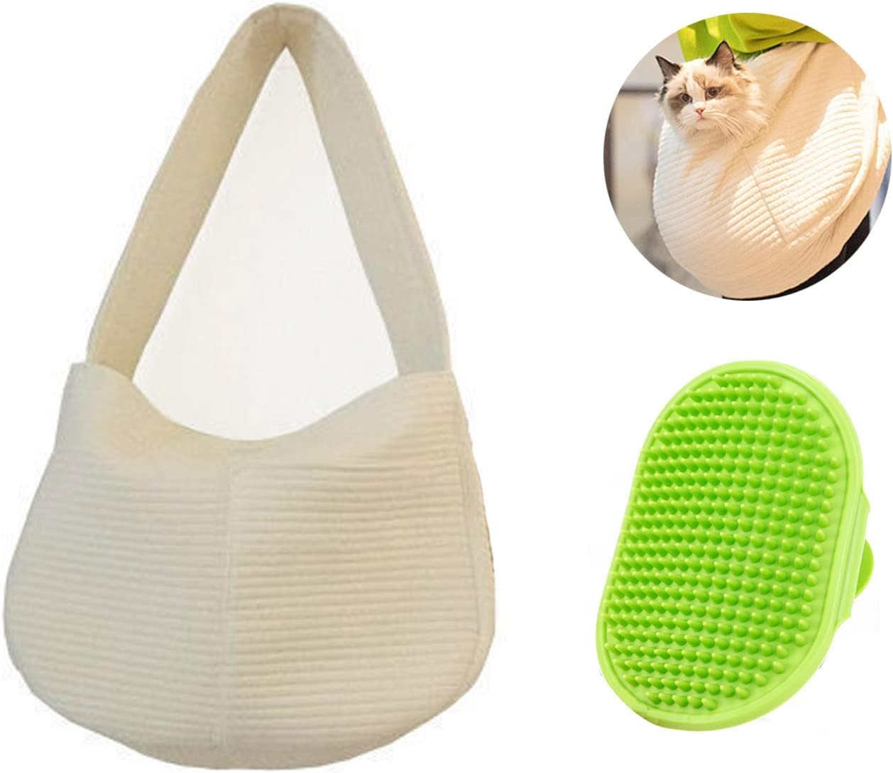 BDSHUNBF Mochila para Perros Gatos, Bolsa de Viaje para Gatos, Perro Transportn Bolso de Hombro para Viajes, Bicicleta, Senderismo, Pequeño Gatos Chihuahuas Mascotas (Adecuada para Menos De 8kg)