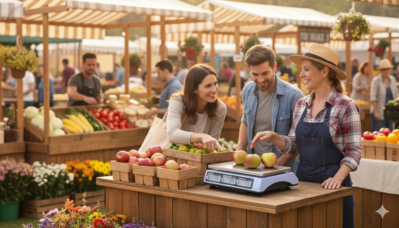 Smartphone Compatible, High Precision Price Computing Scale, Legal for Trade, Label Printing and Data Exporting via Smartphone App (GL/CPT-20 30/60lb)