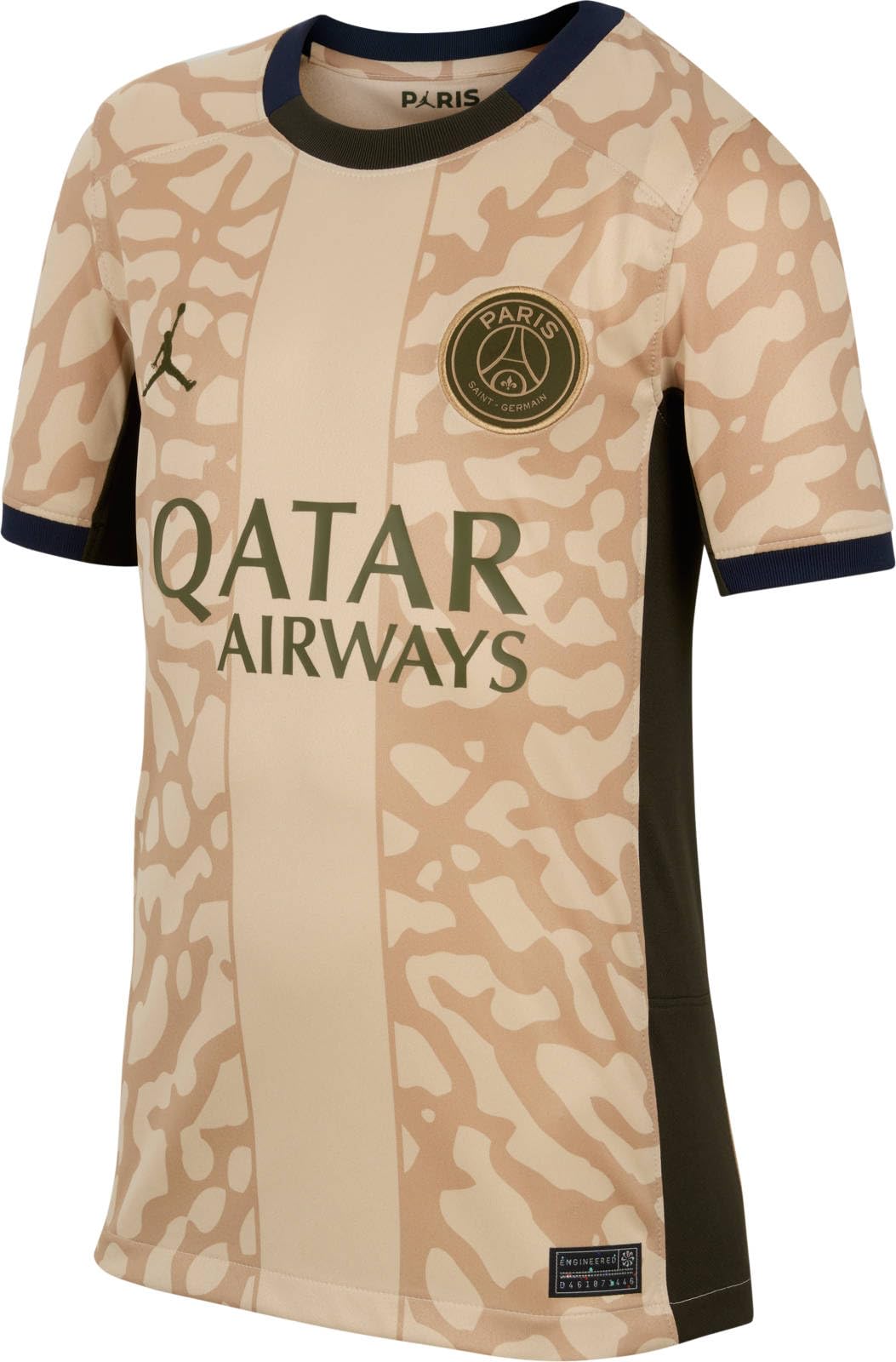 Nike PSG Y Nk DF Stad JSY SS 4th Top Unisex - Bambini e Ragazzi