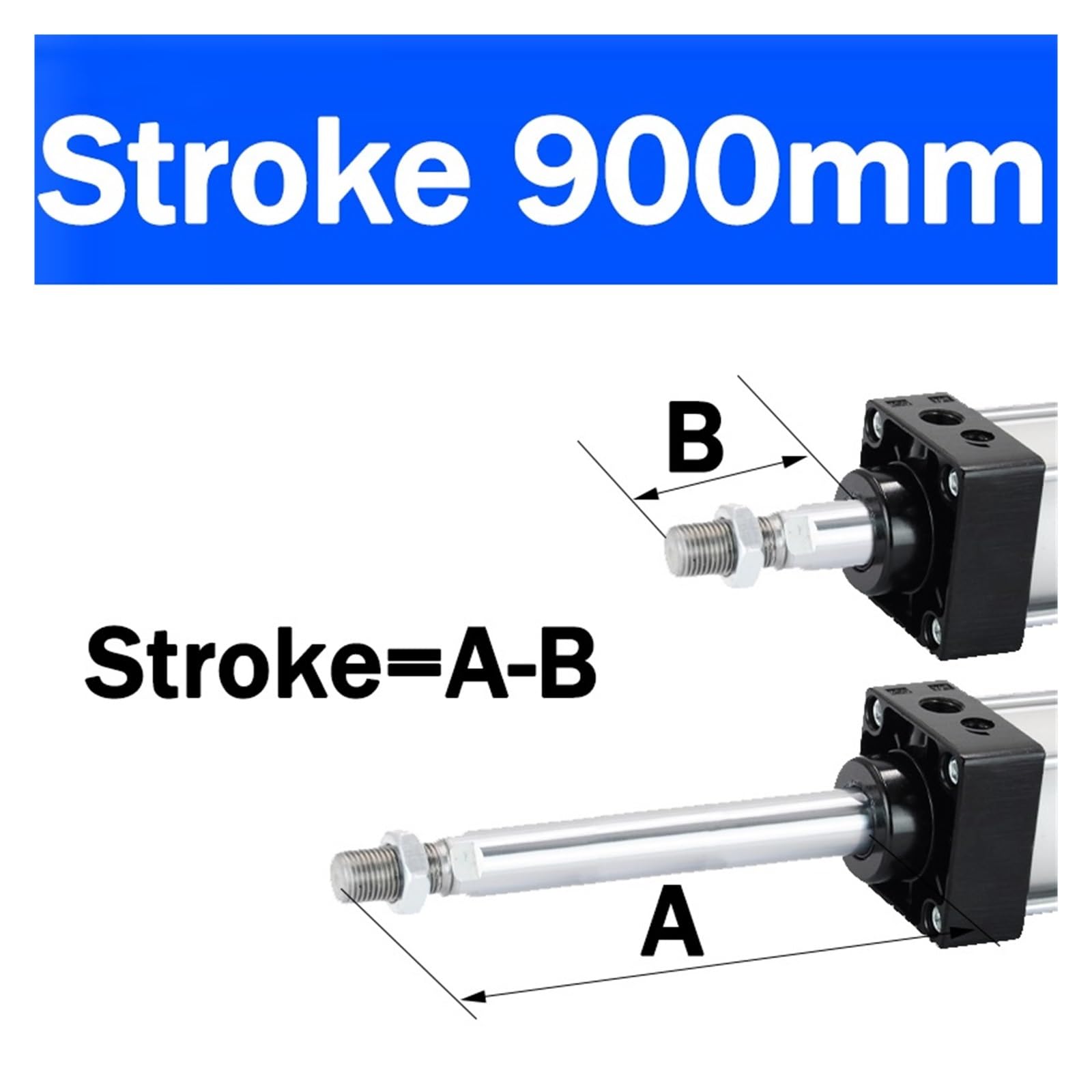 Vérin standard double action alliage alu pneumatique industrie