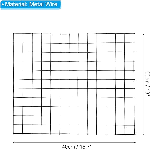 Miniatura 2 de PATIKIL Protectores de plantas de alambre pequeño de 13 x 15.7 pulgadas, paquete de 8 jaulas cuadradas de alambre para plantas de malla de jardín,