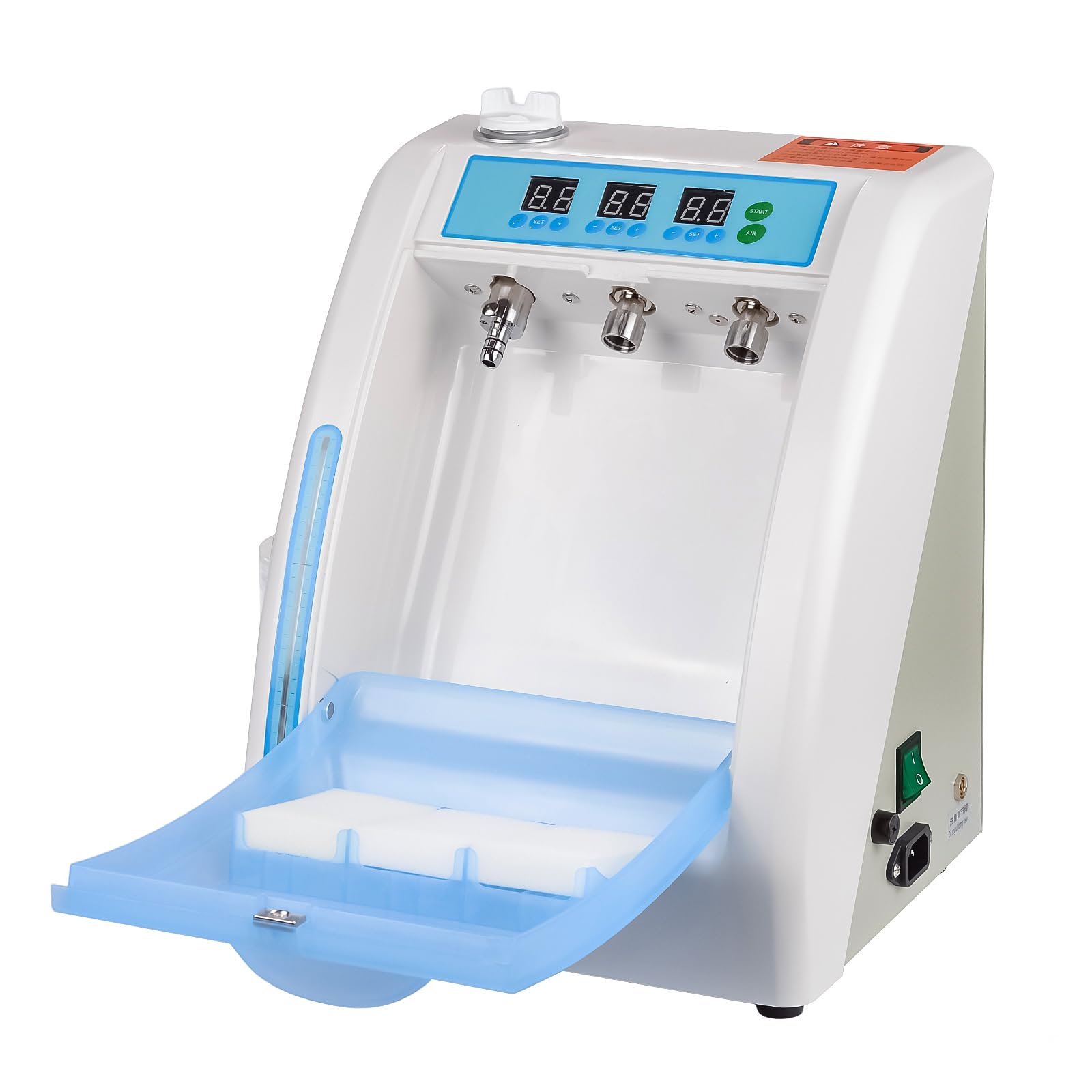 Appareil de lubrifiant vertical pour laboratoire dentaire - Machine d'entretien - Système d'huile de nettoyage et de lubrification - 4 trous
