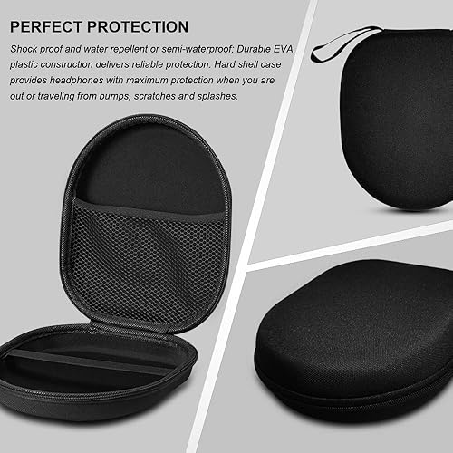 Miniatura 3 de Estuche organizador de auriculares duros, bolsa de almacenamiento compatible con E7 PRO QC35 WH-CH500 XB450 550AP 650BT 950B1 N1 AP Sony MDR-ZX100